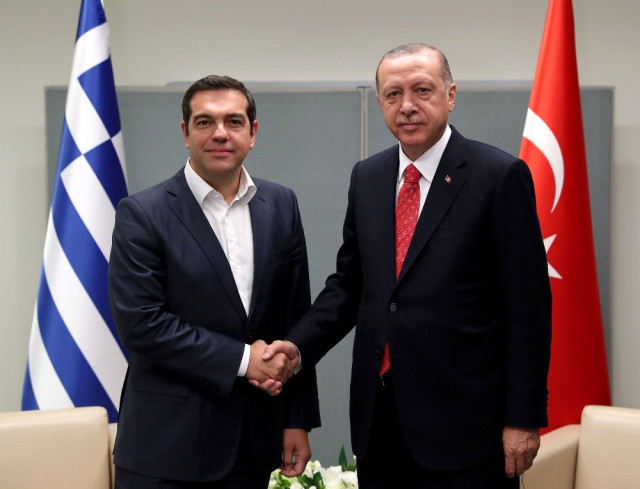 Cumhurbaşkanı Erdoğan, Yunanistan Başbakanı Çipras ile Görüştü